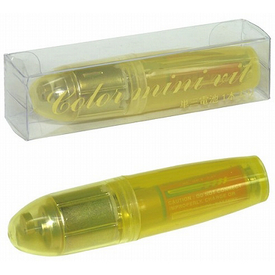 カラーミニバイブ (スケルトンイエロー)(ローター)