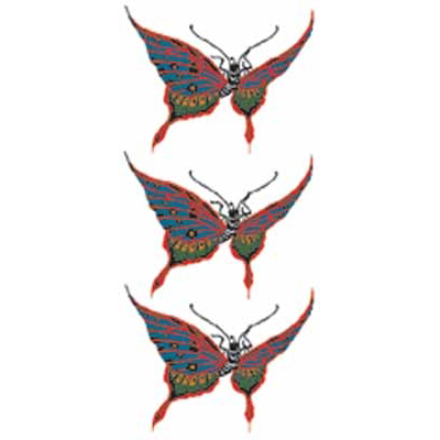タトゥーシール 蝶1(タトゥー・刺青シール)