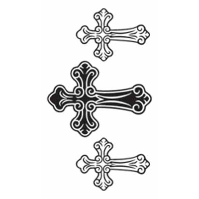 タトゥーシール 十字架1(タトゥー・刺青シール)