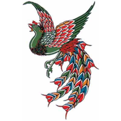 タトゥーシール フェニックス(タトゥー・刺青シール)