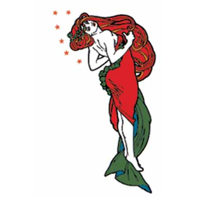 タトゥーシール ニンフ(小)(タトゥー・刺青シール)