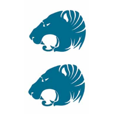 タトゥーシール 青虎(タトゥー・刺青シール)