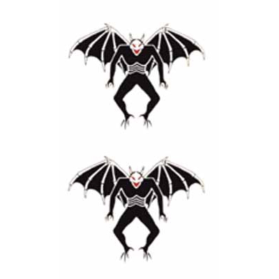 タトゥーシール コウモリ3(タトゥー・刺青シール)