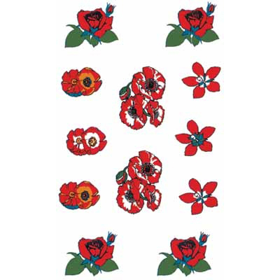 タトゥーシール ケシ(タトゥー・刺青シール)