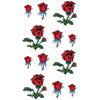 タトゥーシール 小さな薔薇(タトゥー・刺青シール)