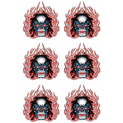 タトゥーシール ドクロ(タトゥー・刺青シール)