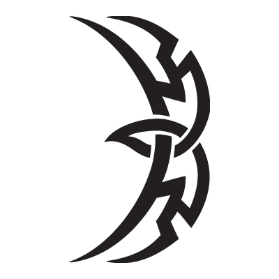 タトゥーシール トライバル4(タトゥー・刺青シール)