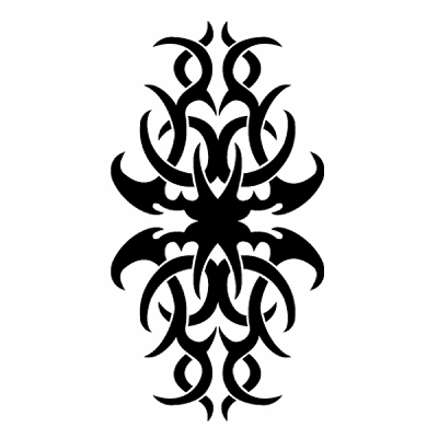 タトゥーシール トライバル8(タトゥー・刺青シール)