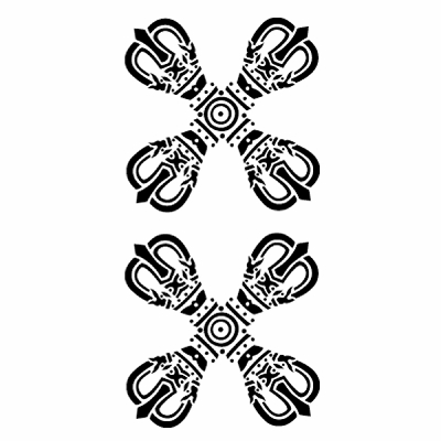 タトゥーシール 密教法具1(タトゥー・刺青シール)