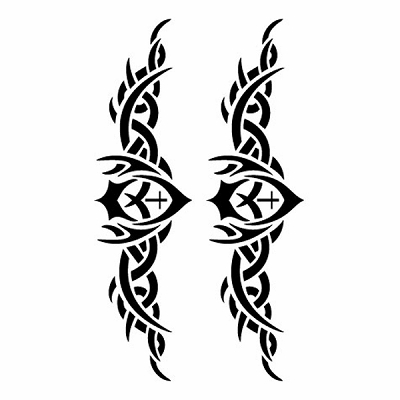 タトゥーシール 腕輪・トライバル3(タトゥー・刺青シール)