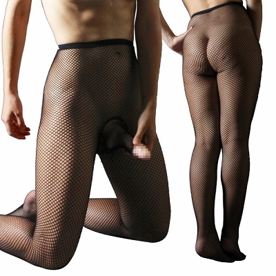 メンズパンティストッキング メッシュ(ランジェリー)