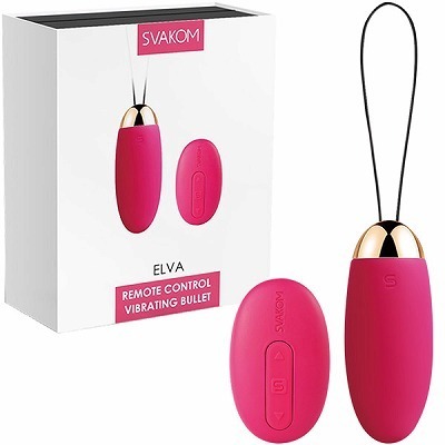 SVAKOM Elva(エルバ) プラムレッド(リモコン)
