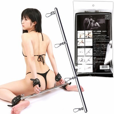 <SM VIP>スチール拘束棒 (シルバー)(SM・拘束具)