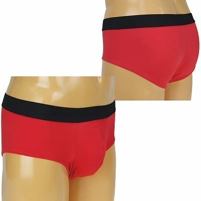 2wayストレッチ太ゴムボクサー レッド(ランジェリー)