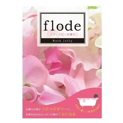 FLODE(フローデ)バスゼリー (スイートピーの香り)(ソープグッズ・入浴剤)