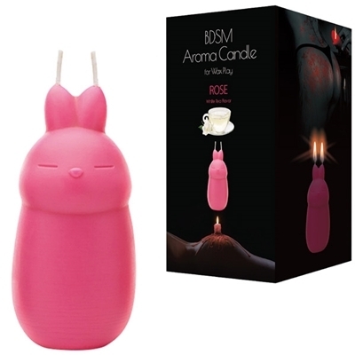 BDSMアロマキャンドル ローズ (ホワイトティー)(SM・拘束具)