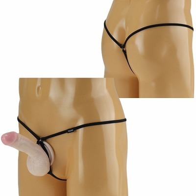 メンズ 2wayストレッチ前開きGスト ブラック(ランジェリー)