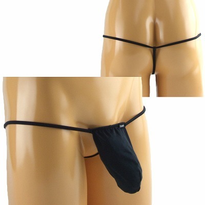 メンズ 2wayストレッチ前袋付きGスト ブラック(ランジェリー)