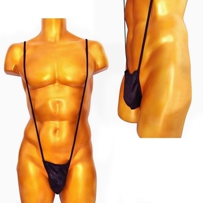 <BadDaddy>サスペンダーパンツ(D−001)ブラック(ランジェリー)