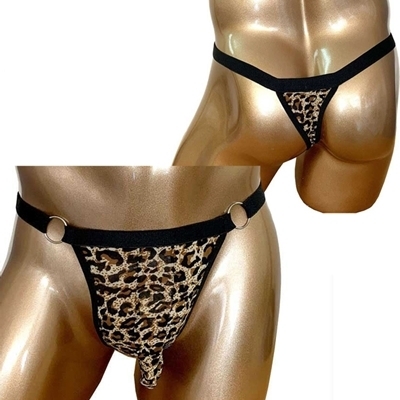 <BadDaddy>ワイルドビキニパンツ(W−015) レオパード(ランジェリー)