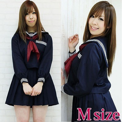 長袖セーラー服セット M(コスチューム)