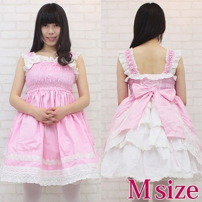 シャーリングジャンパースカート M(コスチューム)