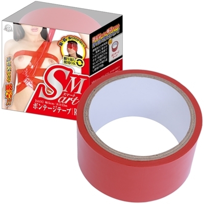 SMart(スマート) ボンテージテープ (赤)(SM・拘束具)