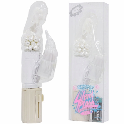 サイレントスプラッシュ コードレス パール入り クリア(バイブ)