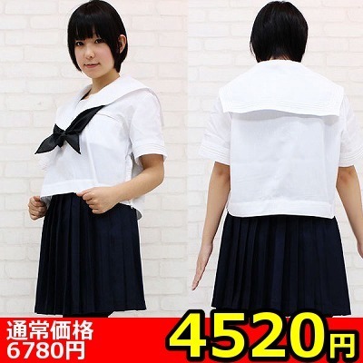 【4520円★数量限定】お嬢様学院セーラー服(旧夏服) M<お一人様1点限り>(お買い得商品)