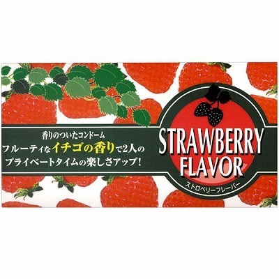 ストロベリーフレーバーコンドーム 12個入り(コンドーム)