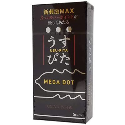 うすぴたメガドット 6個入り(コンドーム)