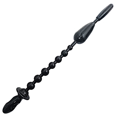 凄いステッィクプラグ (黒)(アナル拡張グッズ)