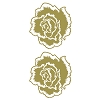 タトゥーシール 金薔薇(タトゥー・刺青シール)
