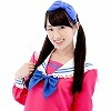 リボンカチューシャ ブルー(コスチューム)