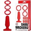 レッドゴッドシリワッカーズ 3コックリング&アナルプラグキット(アナル拡張グッズ)
