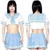 エロコス セーラー服E ライトブルー(コスチューム)