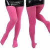 無地カラータイツ80デニール ピンク(ランジェリー)