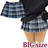 超ミニチェックスカート BIG(コスチューム)