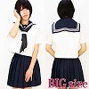 伝統のある女子高セーラー服(夏服) BIG(コスチューム)