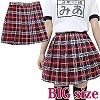 チェック柄プリーツスカート BIG(コスチューム)
