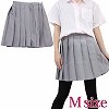 無地プリーツスカート単品 M(コスチューム)