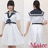 お嬢様学園高校のセーラー服(夏服) M(コスチューム)