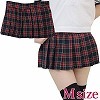 超ミニチェックスカート単品 M(コスチューム)