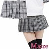 超ミニチェックスカート単品 M(コスチューム)
