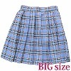 チェック柄プリーツスカート BIG(コスチューム)