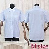 半袖シャツ単品 サックス M(コスチューム)
